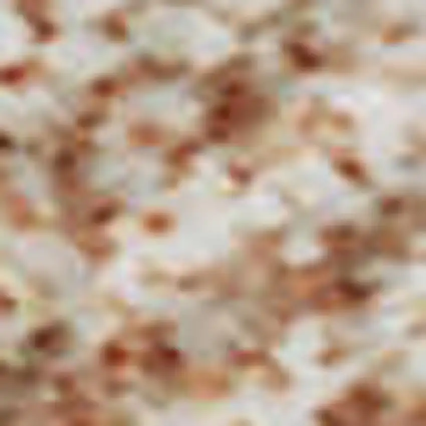 Salmon And Ivory Abstract Geometric Washable Area Rug With UV Protection Photo 3