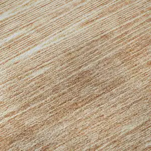 Photo of Salmon And Ivory Abstract Washable Area Rug With UV Protection