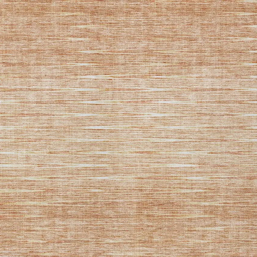 Salmon And Ivory Abstract Washable Indoor Outdoor Area Rug Photo 6
