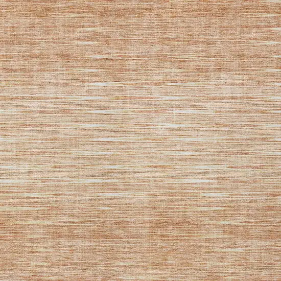 Salmon And Ivory Abstract Washable Indoor Outdoor Area Rug Photo 6
