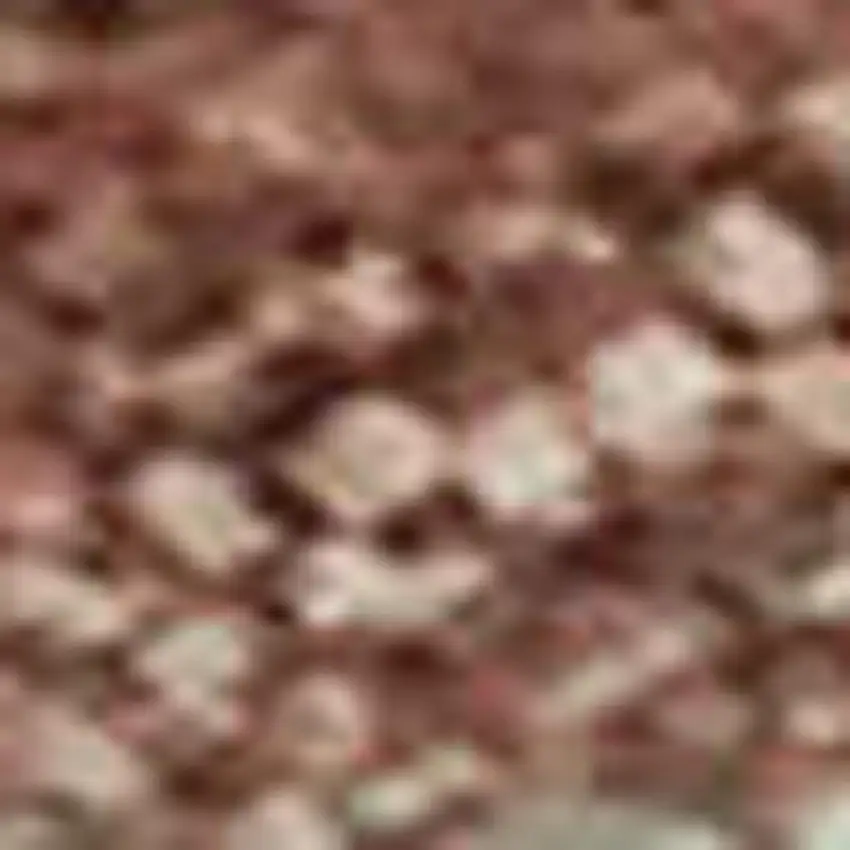 Salmon And Ivory Geometric Washable Area Rug With UV Protection Photo 1