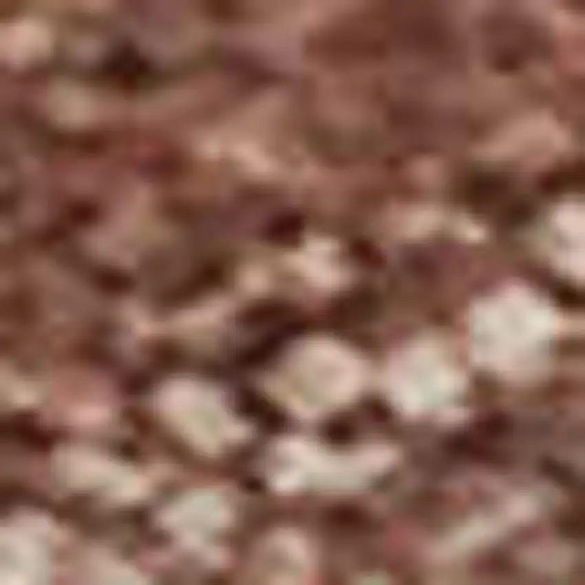 Salmon And Ivory Geometric Washable Area Rug With UV Protection Photo 1