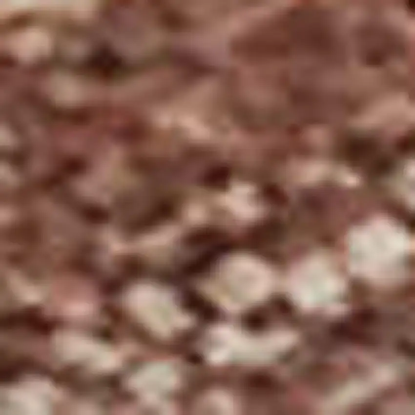 Salmon And Ivory Geometric Washable Area Rug With UV Protection Photo 1