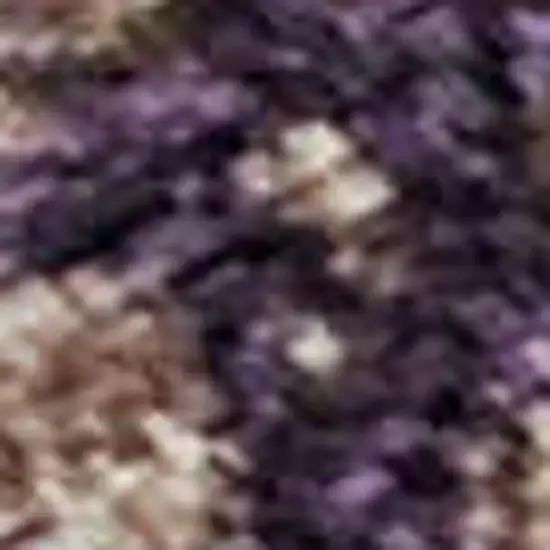 Salmon Blue And Gold Abstract Washable Area Rug With UV Protection Photo 5