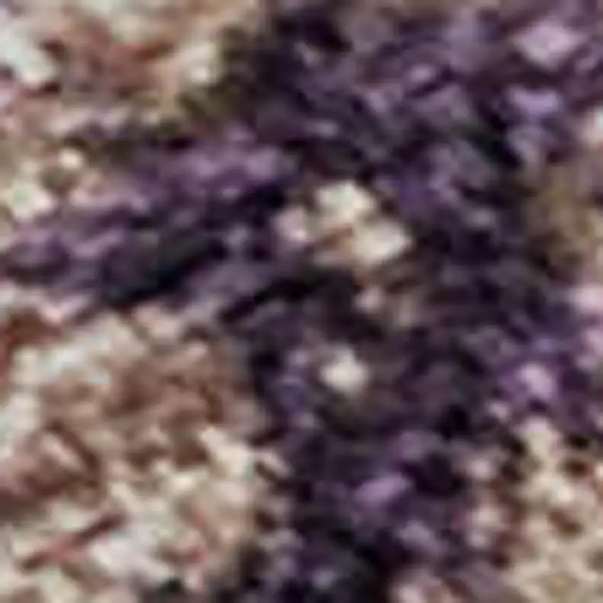 Salmon Blue And Gold Abstract Washable Area Rug With UV Protection Photo 2