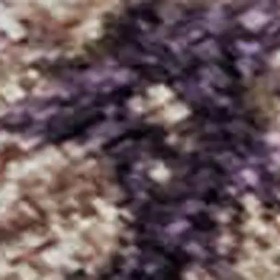 Salmon Blue And Gold Abstract Washable Area Rug With UV Protection Photo 3