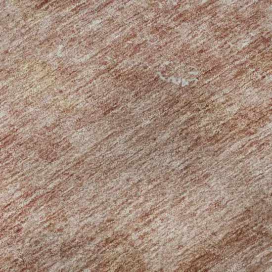 Salmon Gray And Ivory Abstract Washable Area Rug With UV Protection Photo 1