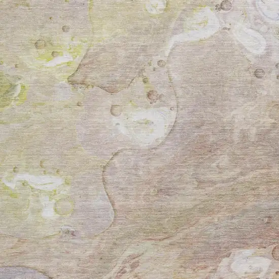 Salmon Lavender And Ivory Abstract Washable Indoor Outdoor Area Rug Photo 3