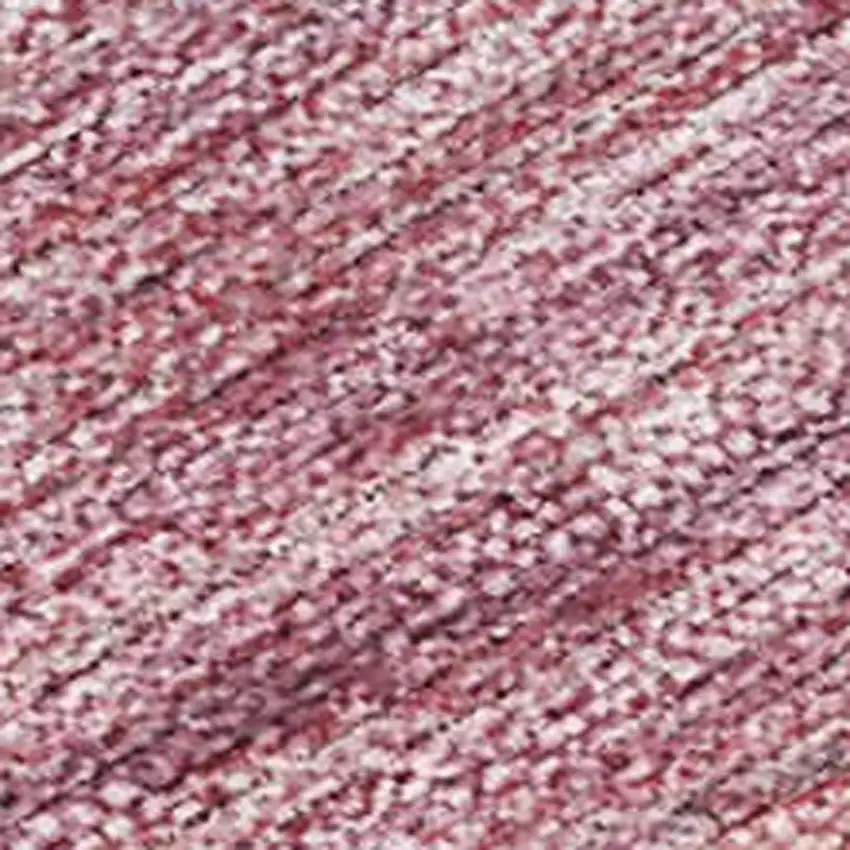 Salmon Peach And Beige Striped Washable Indoor Outdoor Area Rug Photo 2