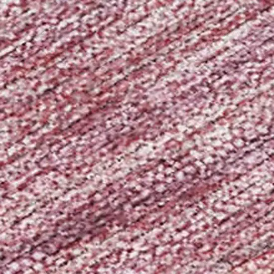 Salmon Peach And Beige Striped Washable Indoor Outdoor Area Rug Photo 2