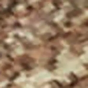 Photo of Salmon Rust And Gray Striped Washable Area Rug With UV Protection