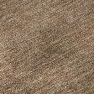 Photo of Salmon Rust And Gray Striped Washable Area Rug With UV Protection