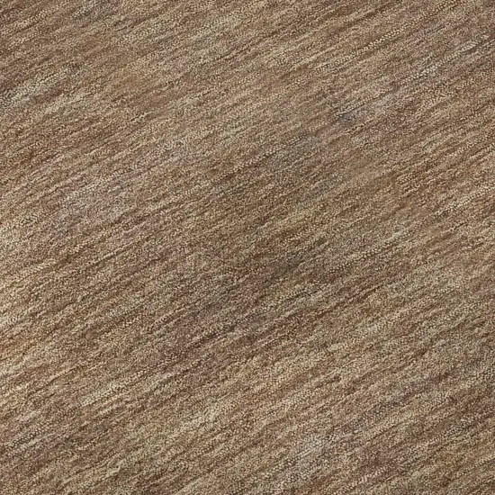 Salmon Rust And Gray Striped Washable Area Rug With UV Protection Photo 2