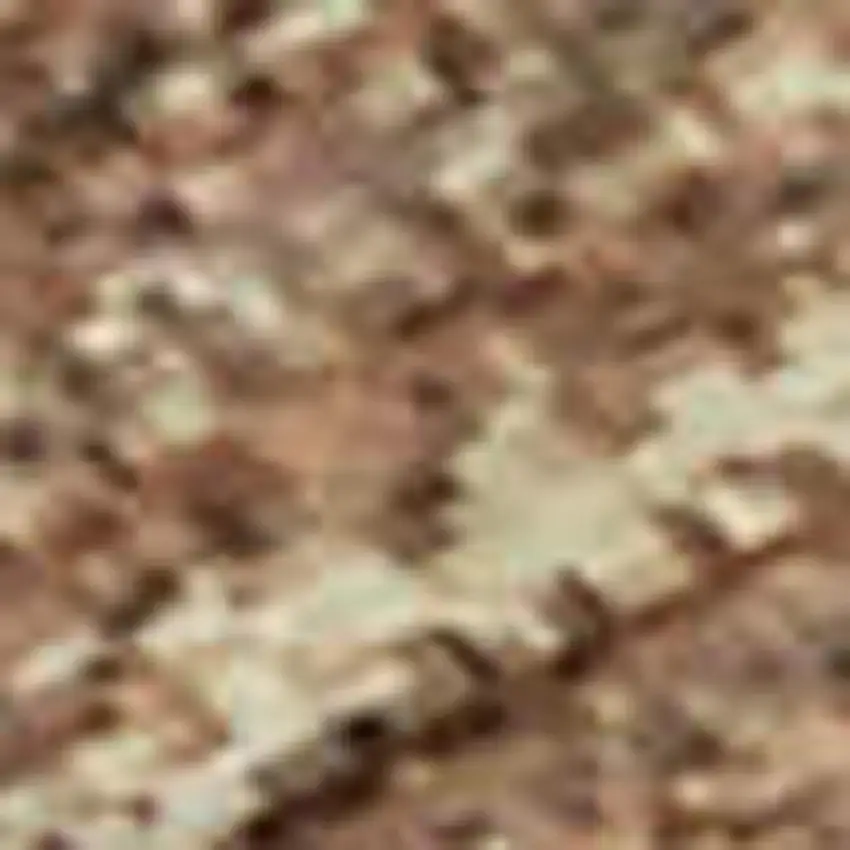 Salmon Rust And Gray Striped Washable Area Rug With UV Protection Photo 3