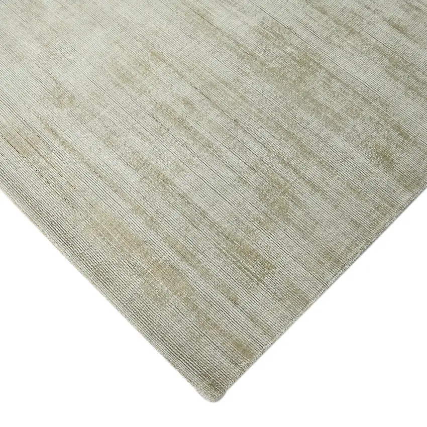 Sand And Ivory Striped Hand Woven Area Rug Photo 4