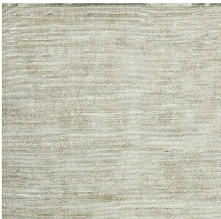 Sand And Ivory Striped Hand Woven Area Rug Photo 6