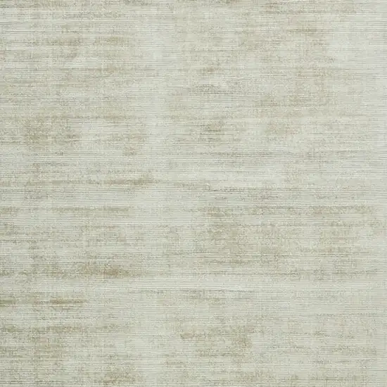 Sand And Ivory Striped Hand Woven Area Rug Photo 9