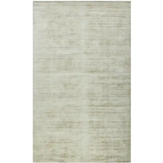 Sand And Ivory Striped Hand Woven Area Rug Photo 3