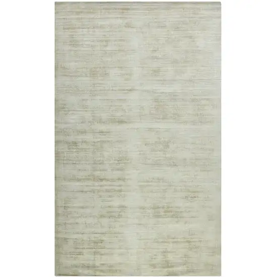 Sand And Ivory Striped Hand Woven Area Rug Photo 2