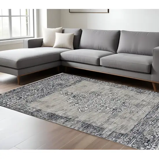 Sand And Charcoal Diamond Area Rug Photo 1