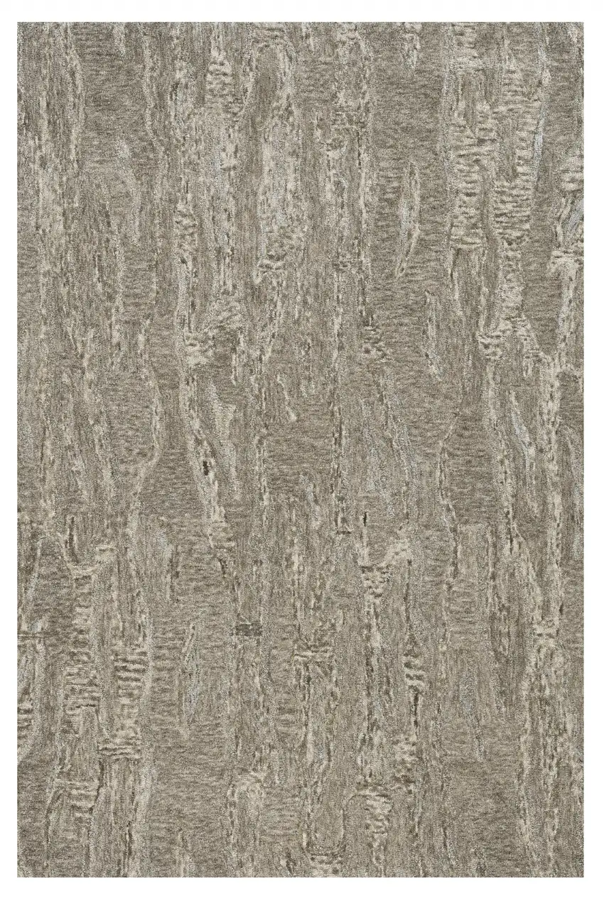 Sand Hand Tufted Abstract Indoor Area Rug Photo 1