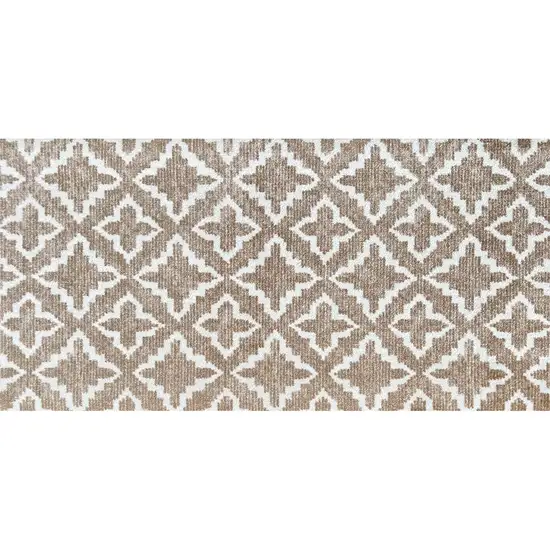 Sand Moroccan Machine Tufted Area Rug With UV Protection Photo 1