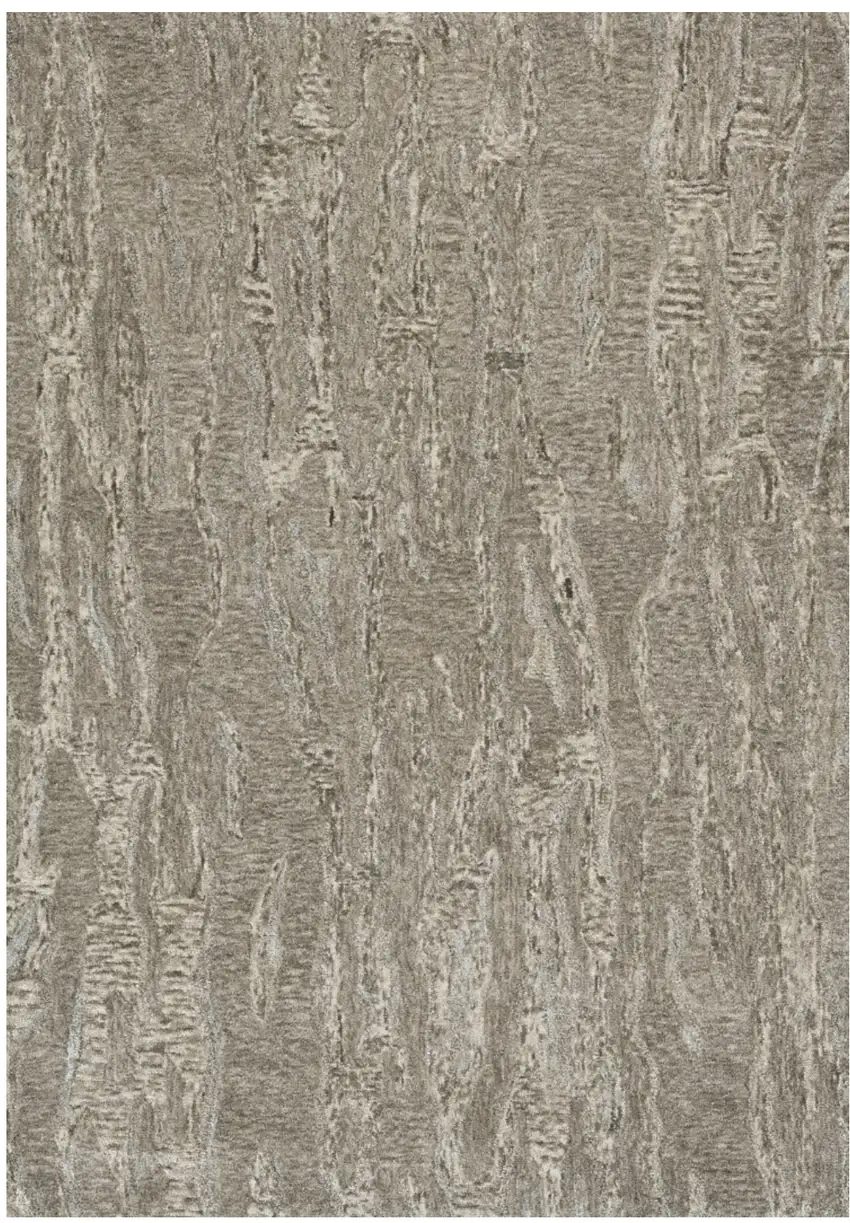 Sand Plain Wool Indoor Area Rug With Viscose Highlights Photo 2