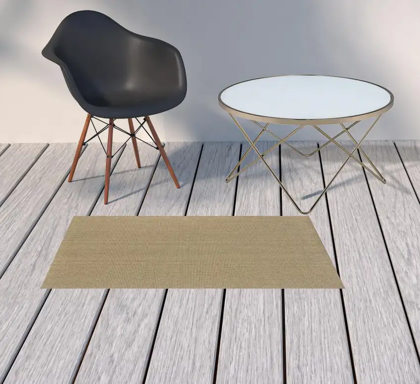 Sand Stain Resistant Indoor Outdoor Area Rug Photo 2