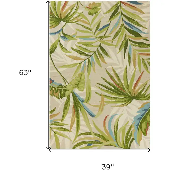 Sand Tropical Uv Treated Area Rug Photo 3
