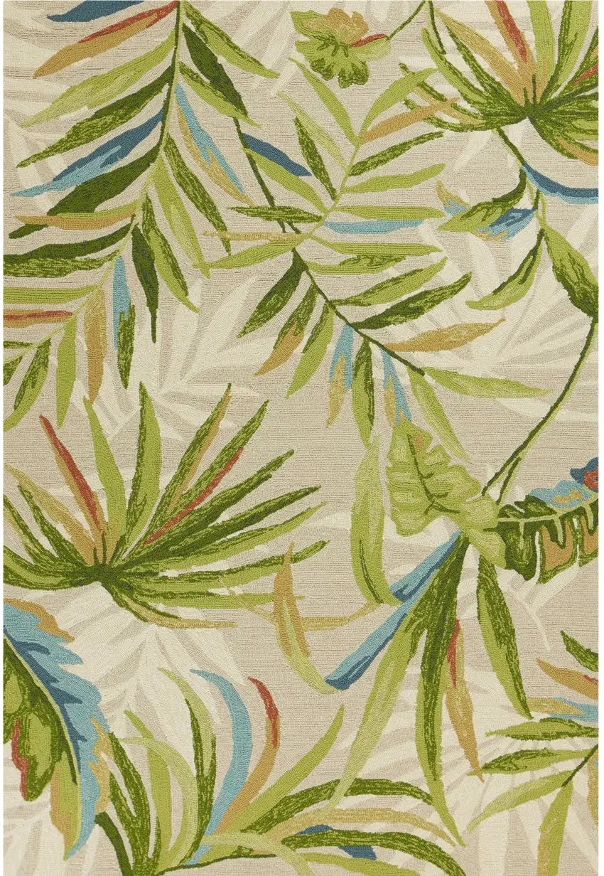 Sand Tropical Uv Treated Area Rug Photo 5