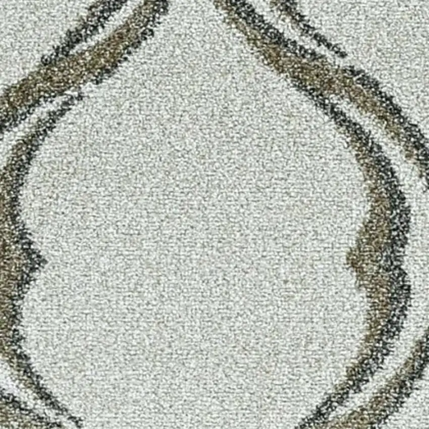Sand And Green Ogee Area Rug Photo 4