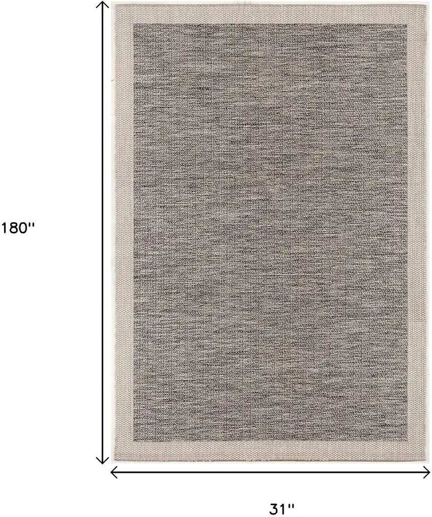 15' Beige And Gray Abstract Runner Rug Photo 3