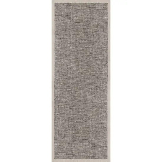 8' Sand Power Loom Runner Rug Photo 2