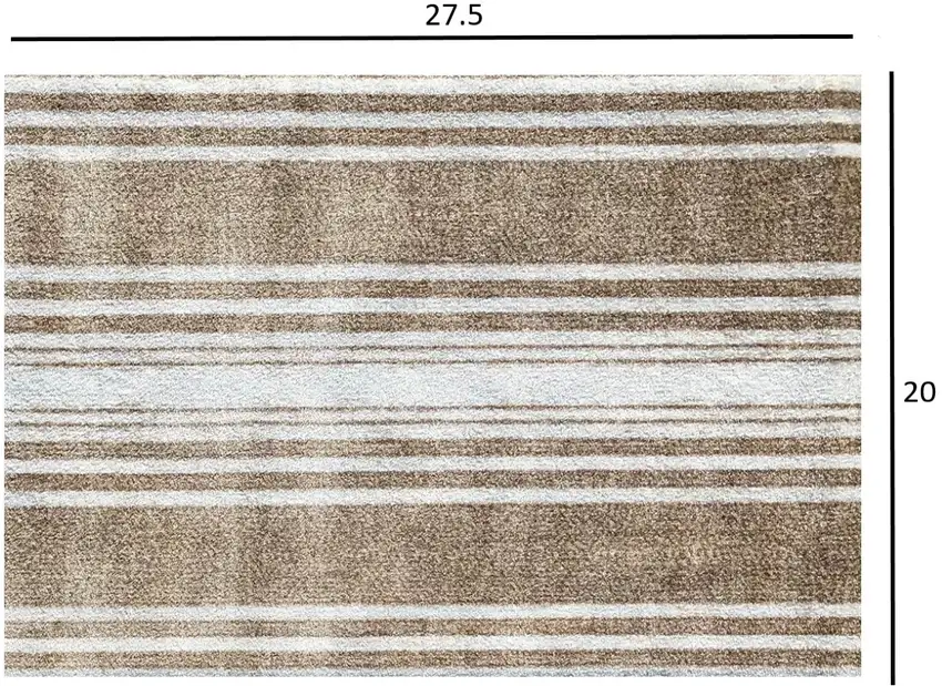 Sandy Shores Regatta Stripe Washable Floor Mat Photo 4