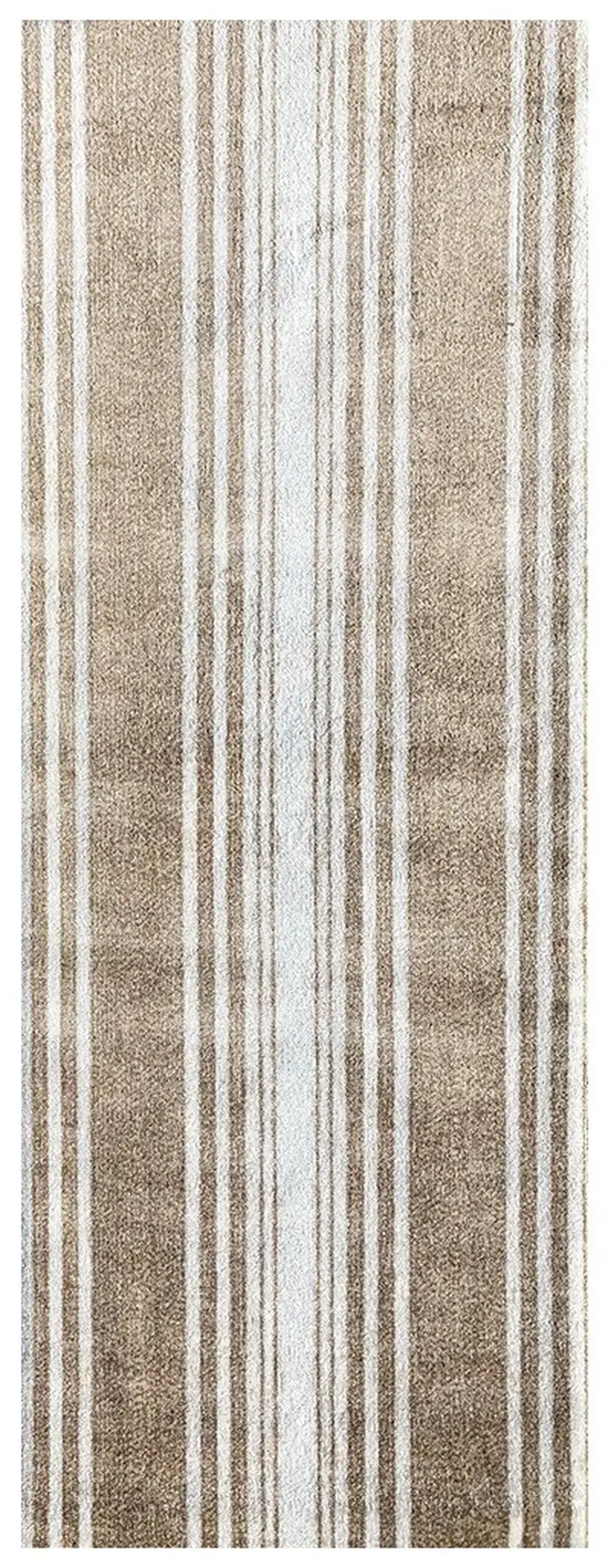 2' x 6' Sandy Shores Regatta Stripe Washable Runner Rug Photo 1