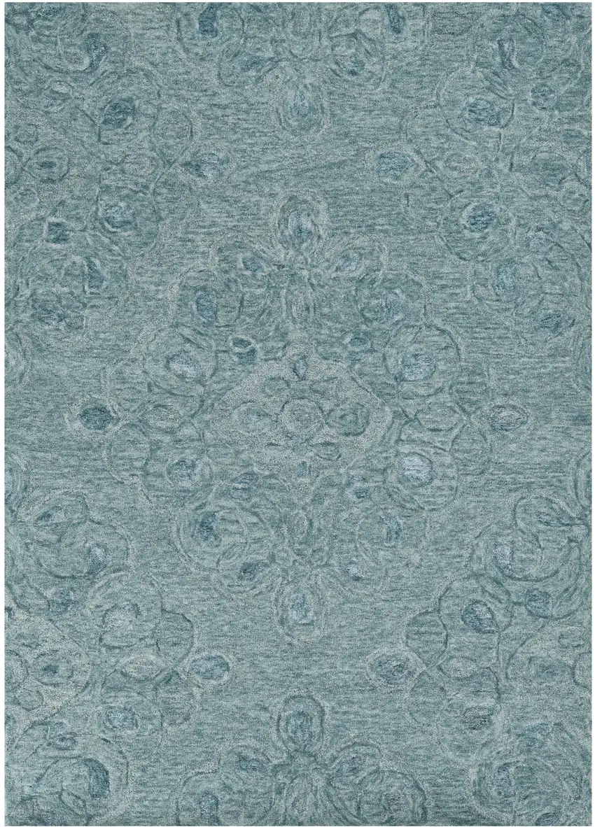 Seafoam Wool Hand Tufted Area Rug Photo 2