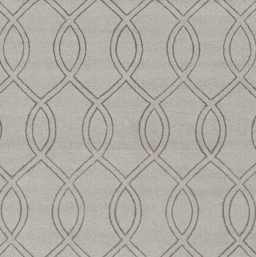 Seafoam Green Hand Hooked Sea Shells Indoor Area Rug Photo 2