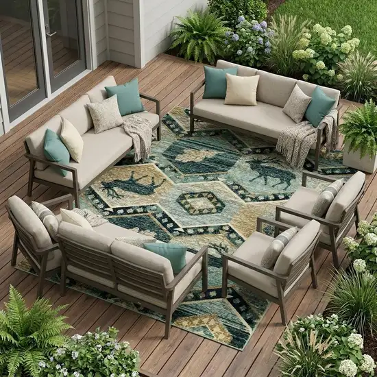 Seafoam Lodge Area Rug Photo 1