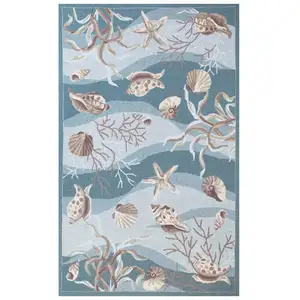 Photo of Seafoam Polyester Rug