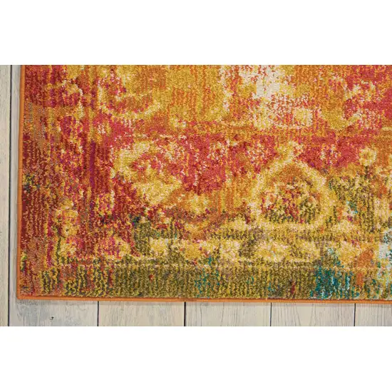 Seaglass Abstract Power Loom Non Skid Area Rug Photo 9