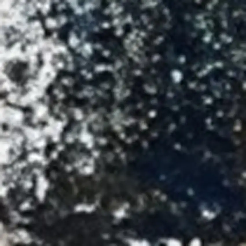 Shades of Blue and Gray Abstract Marble Area Rug Photo 5