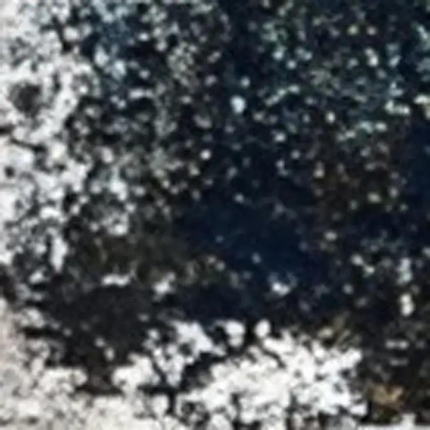 Shades of Blue and Gray Abstract Marble Area Rug Photo 6