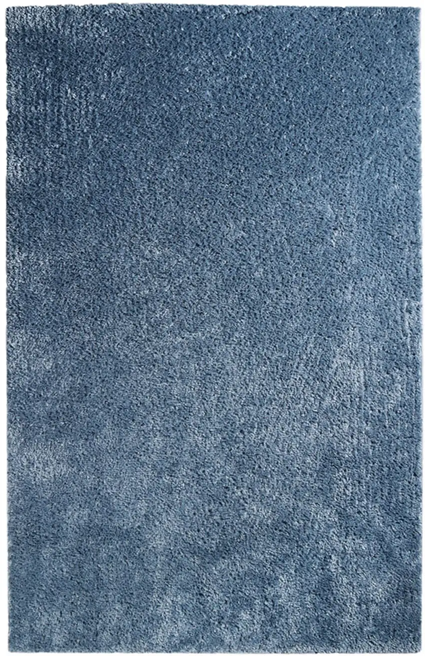 Blue Shag Handmade Area Rug Photo 2