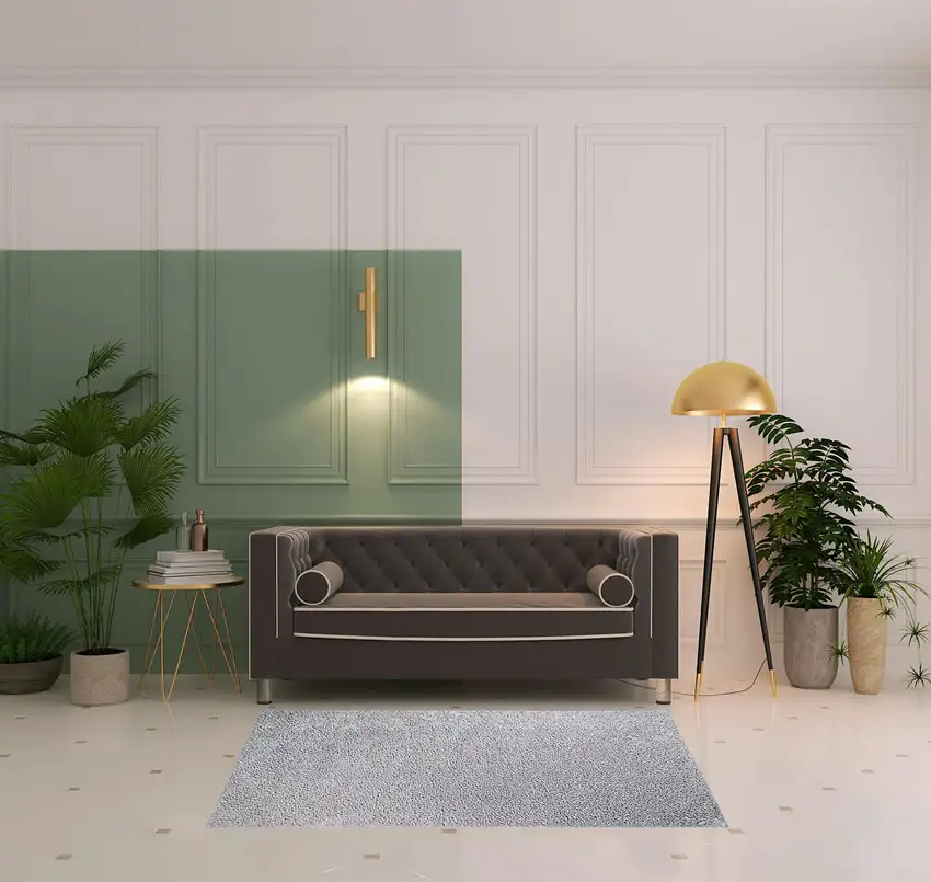 Shag Stain Resistant Area Rug Photo 9