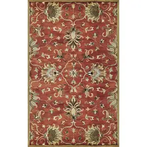 Photo of Sienna Medallion Vines Wool Rug