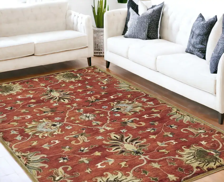 60 X 96 Sienna Wool Rug Photo 1