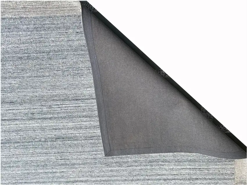 Silver Abstract Hand Tufted Non Skid Area Rug Photo 6