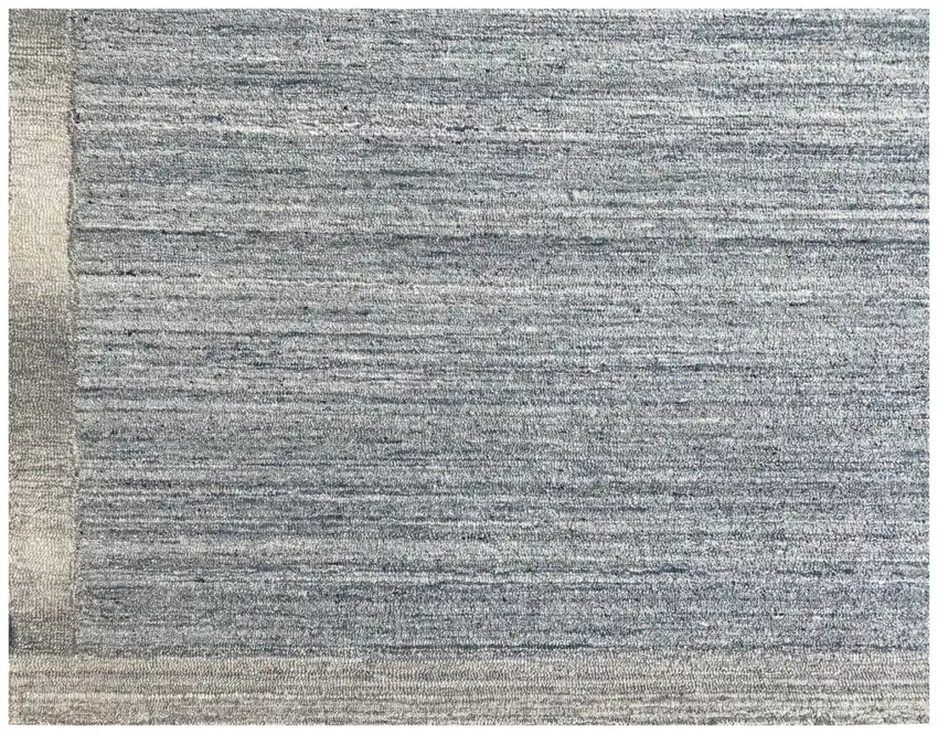 Silver Abstract Hand Tufted Non Skid Area Rug Photo 4
