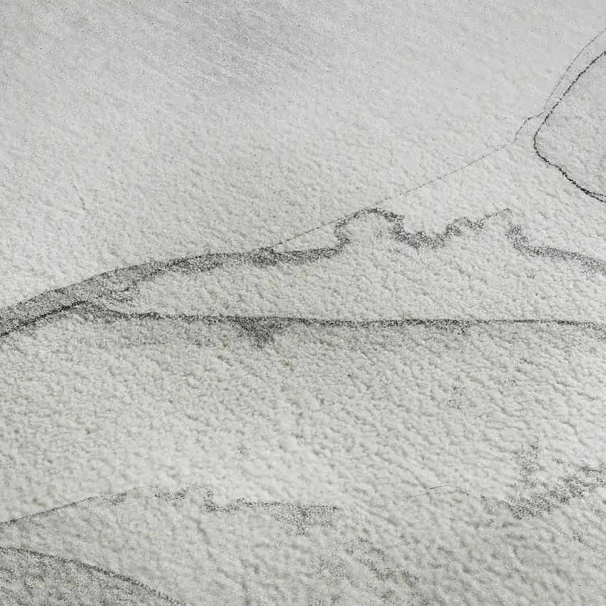 Silver And Gray Abstract Washable Area Rug With UV Protection Photo 5