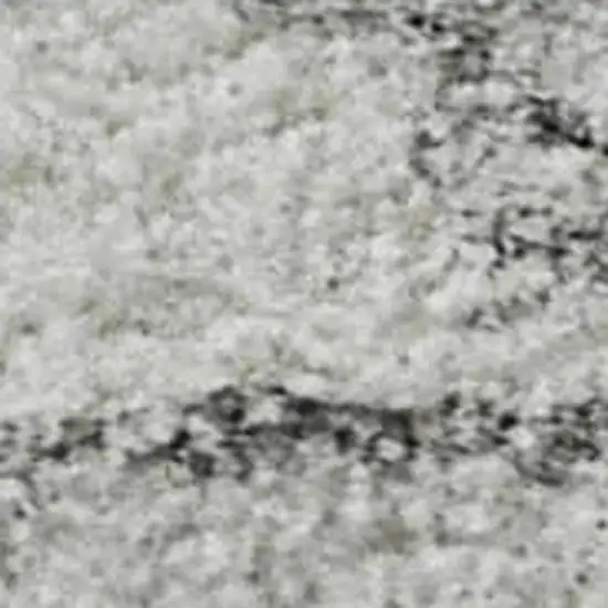 Silver And Gray Abstract Washable Area Rug With UV Protection Photo 4